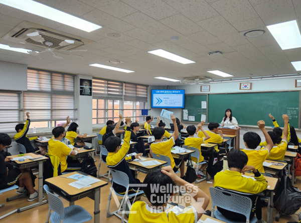 [사진출처: 남양주일시청소년쉼터 2023.06.19 광동중학교 위기예방교육 장면]