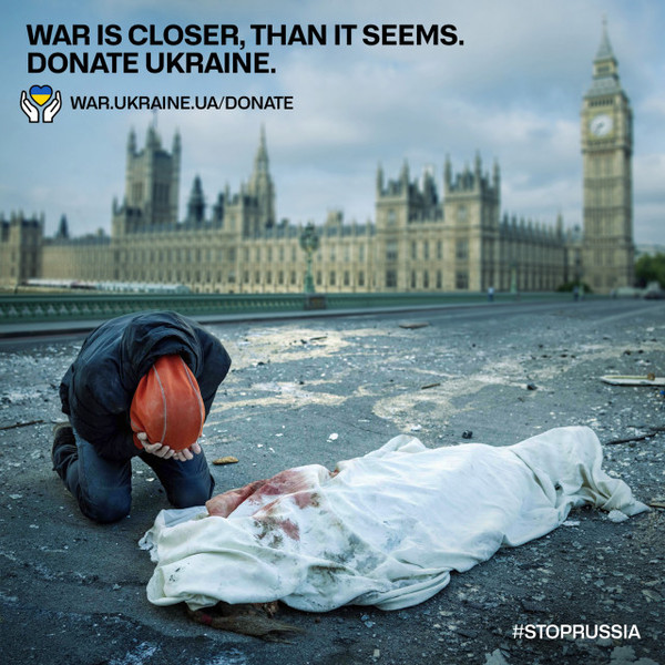 [사진출처=부산국제광고제조직위원회] ‘War is closer, that it seems’ (출품 국가 - 우크라이나 / 광고주 - ukranine.ua / 광고 회사 - Looma)